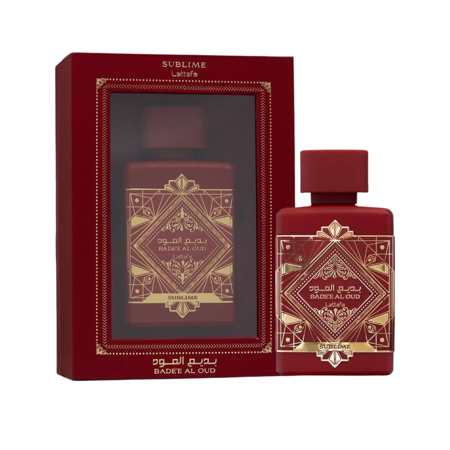 Bade'e Al Oud Sublime flacon et coffret 100ml — parfum de niche fruité boisé Le Substrat Martinique