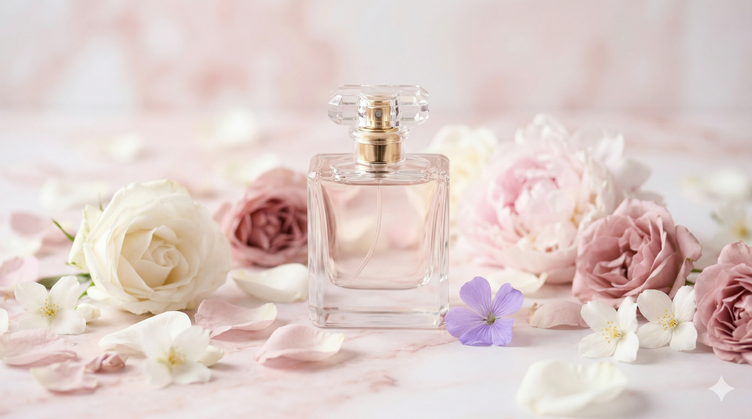 Collection parfums floraux Le Substrat — fragrances aux notes de rose, jasmin et fleur d'oranger