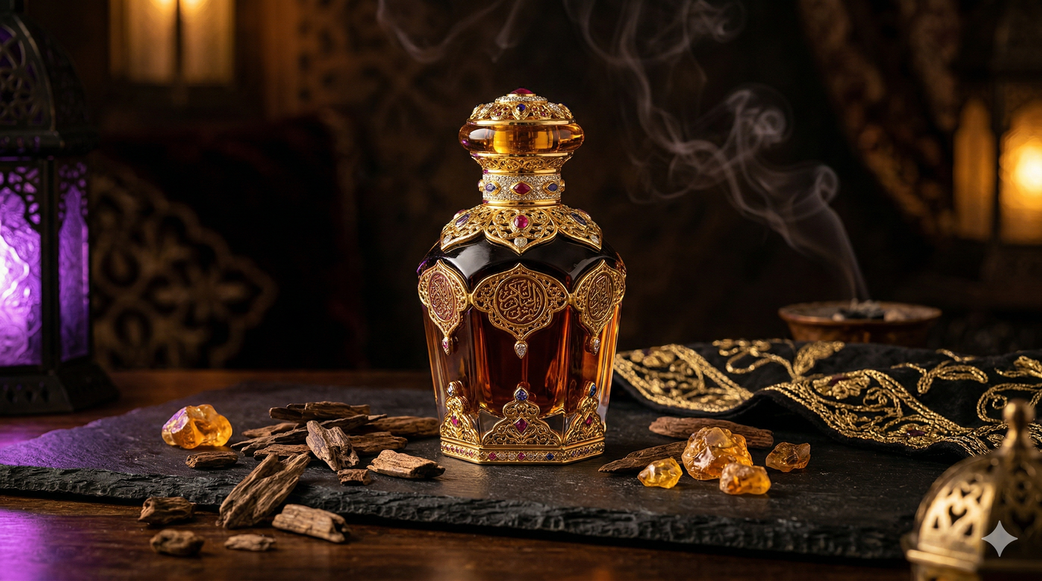 Collection parfums oud orientaux Le Substrat — fragrances à l'oud authentique des maisons du Moyen-Orient