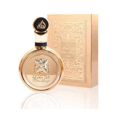 Fahkar Gold flacon et coffret 100ml — parfum de niche ambré épicé Le Substrat Martinique