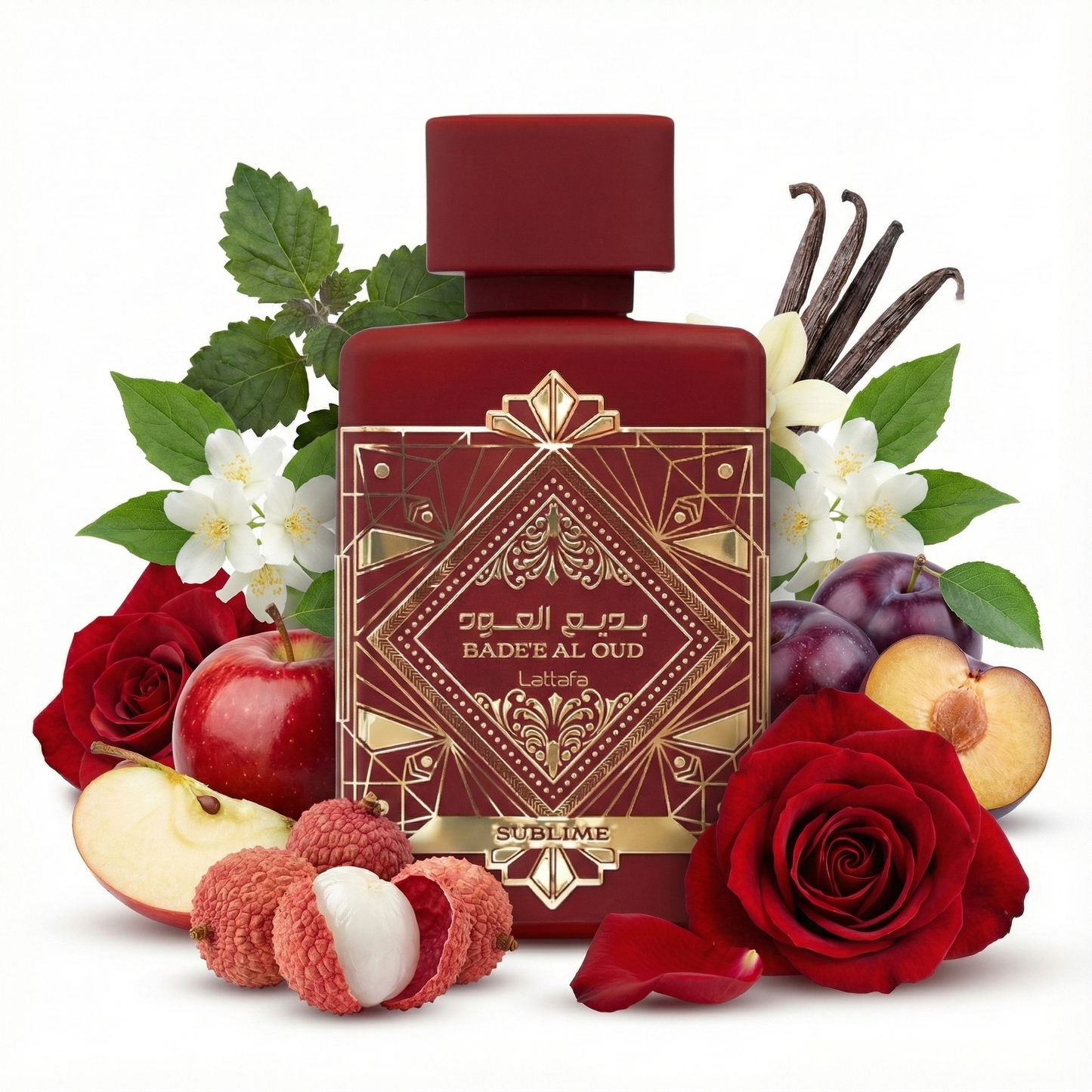 Bade'e Al Oud Sublime eau de parfum 100ml - parfum fruité litchi  pomme verte rose Le Substrat  