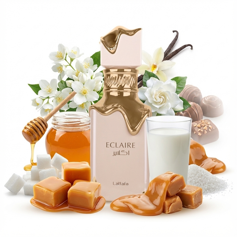 Eclaire eau de parfum 100ml - parfum femme floral crémeux rose  vanille Le Substrat