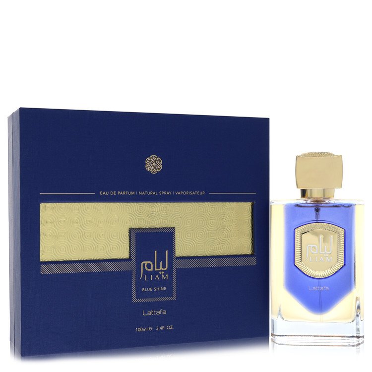 Liam Blue Shine flacon et coffret 100 ml — parfum de niche boisé Le Substrat Martinique