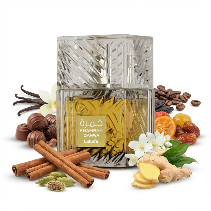 Khamrah Qahwa eau de parfum 100ml - parfum gourmand café vanille caramel Le Substrat 