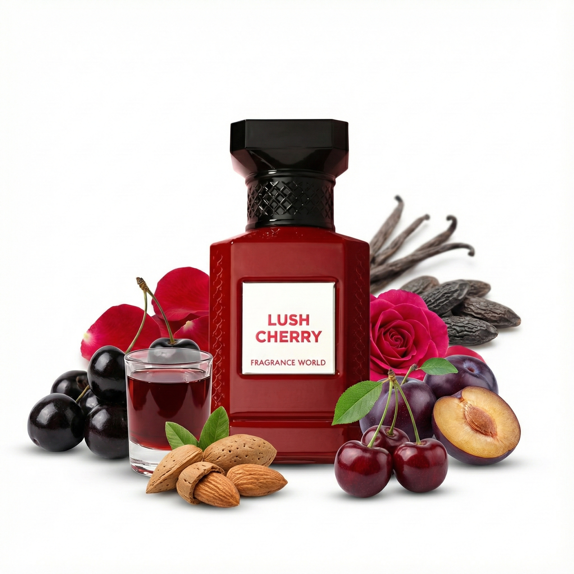 Lush Cherry eau de parfum 80ml - parfum gourmand cerise noire amande tonka Le Substrat   