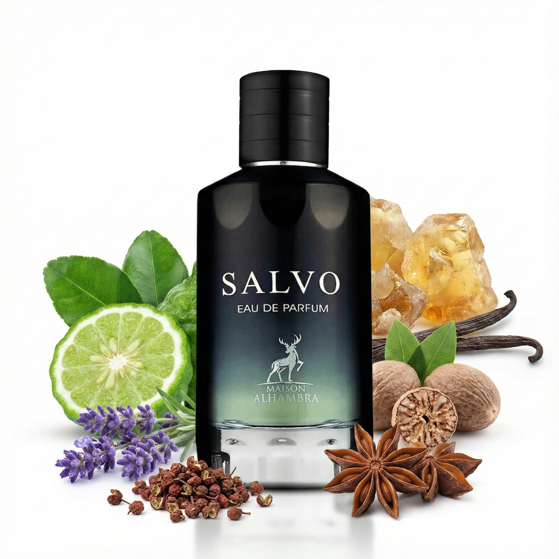 Salvo eau de parfum 100ml - parfum homme frais bergamote poivre ambroxan Le Substrat