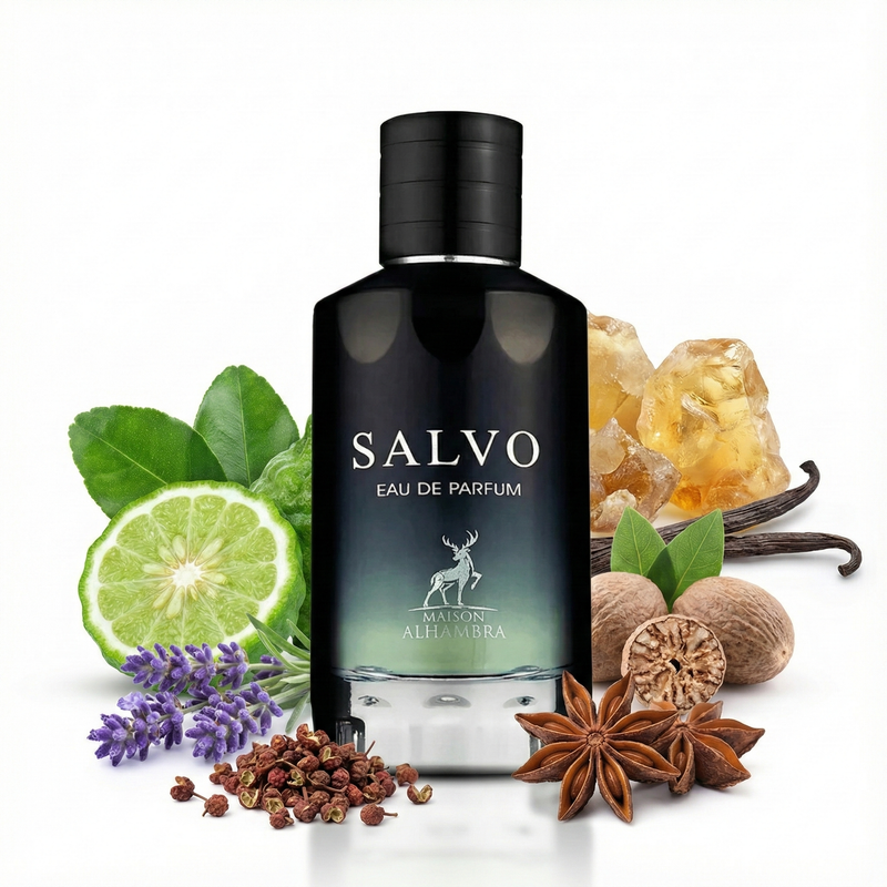 Salvo eau de parfum 100ml - parfum homme frais bergamote poivre ambroxan Le Substrat