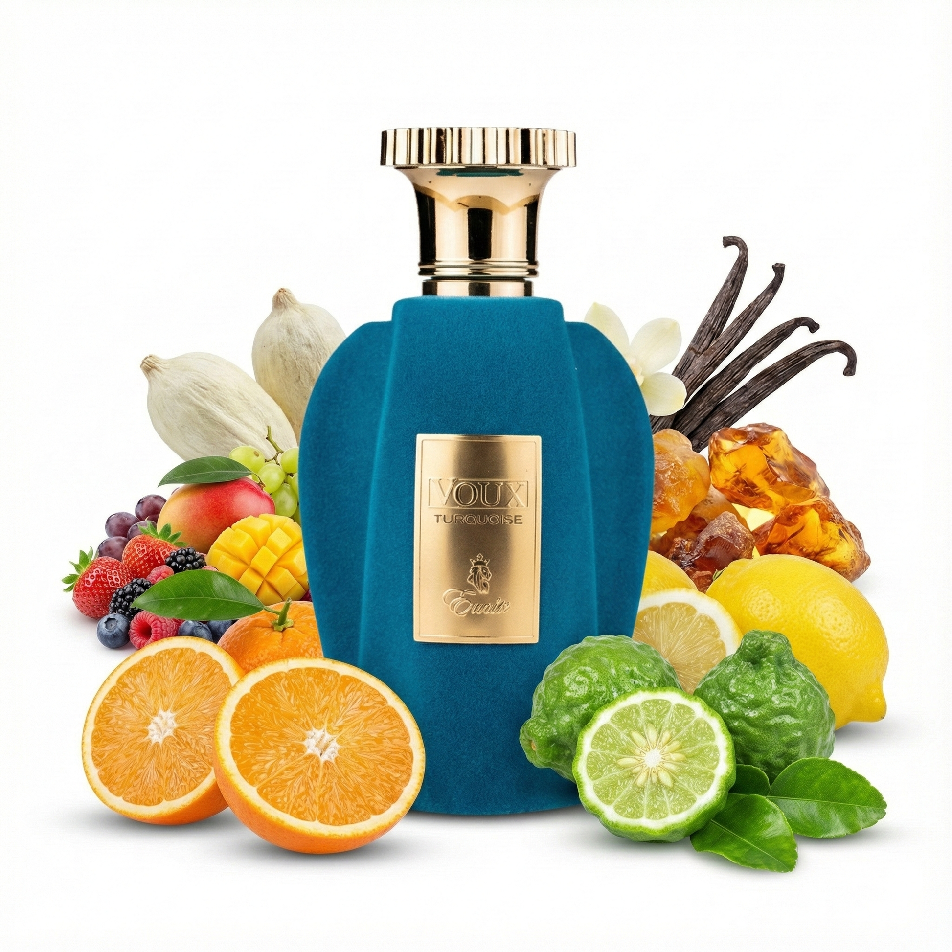 Voux Turquoise eau de parfum 100ml - parfum mixte frais citron pomme verte Le Substrat  