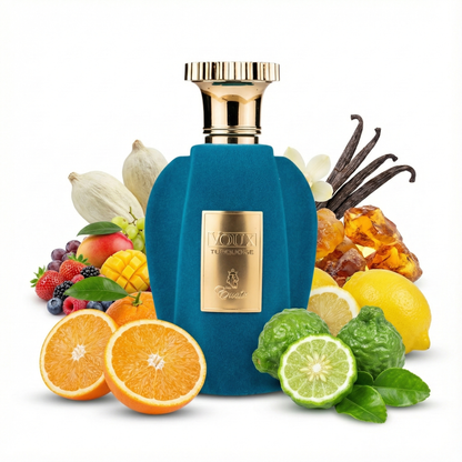 Voux Turquoise eau de parfum 100ml - parfum mixte frais citron pomme verte Le Substrat  