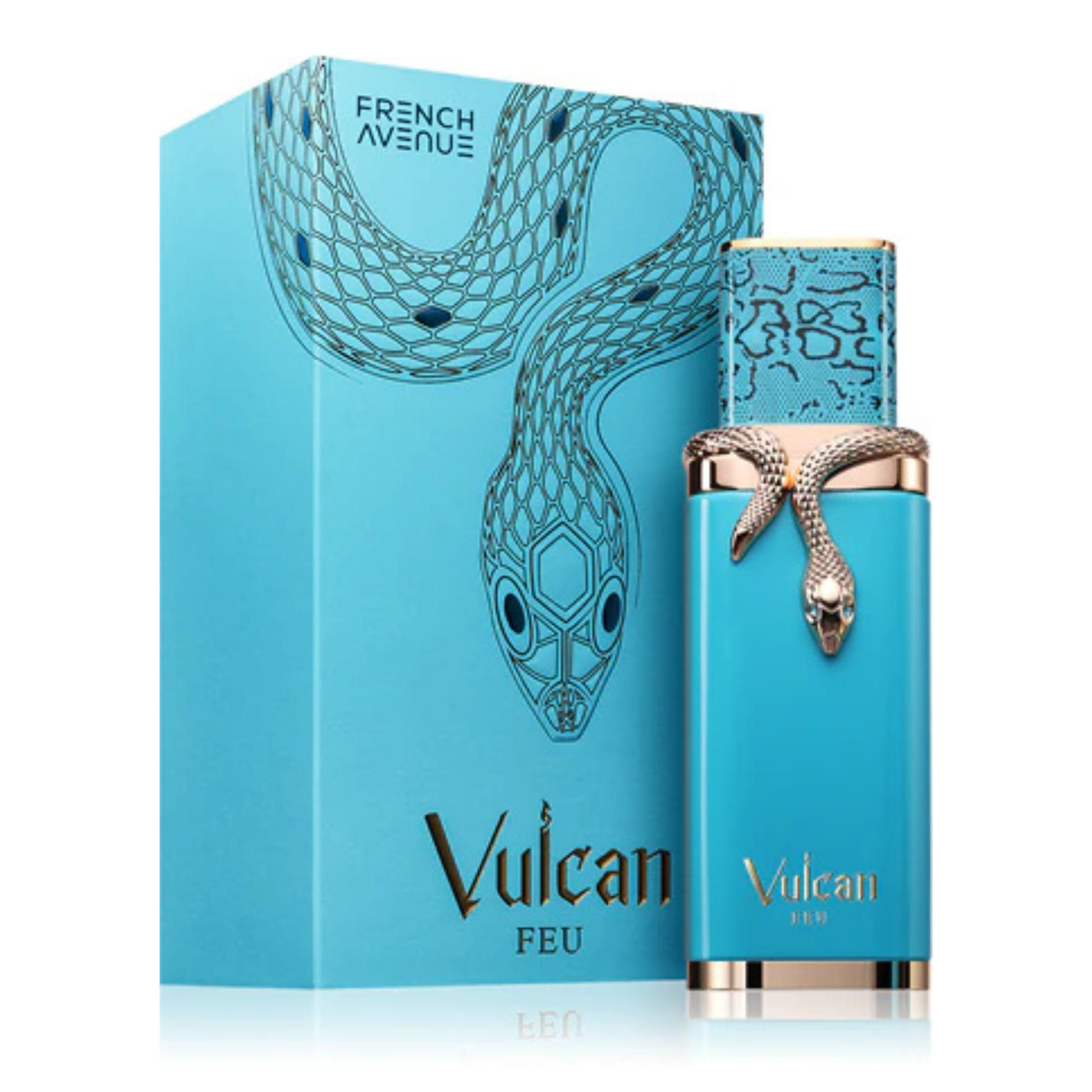 Vulcan Feu flacon et coffret 100ml — parfum de niche fruité boisé Le Substrat Martinique
