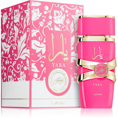 Yara Candy flacon et coffret 100 ml — parfum de niche gourmand Le Substrat Martinique